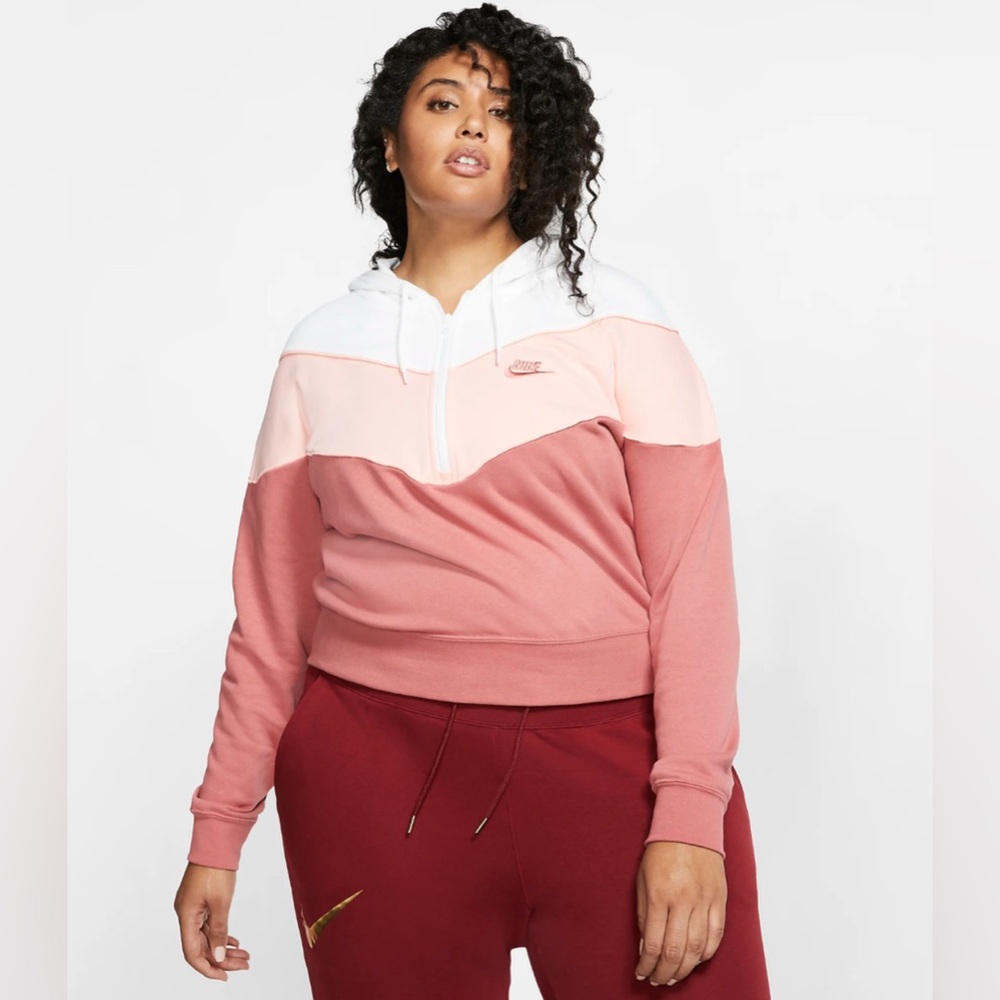 Nike half zip hoodie
